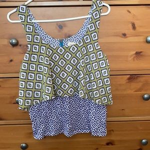 Meadow Rue tiered tank top